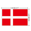 90 x 150cm Danish Flag No. 4 Polyester Flag