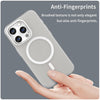 For iPhone 14 Pro Max MagSafe Frosted Translucent TPU + PC Full Coverage Phone Case(White)