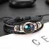 Twelve Constellations Multilayer Beaded Cowhide Bracelet, Style: Taurus Ordinary