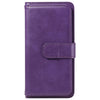 For Redmi K70 Multi-Function Wallet 10 Card Slots Leather Phone Case(Violet)
