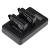 LCD Screen Dual Batteries Charger for GoPro HERO4 (AHDBT-401), Displays Charging Capacity (GP258-C)