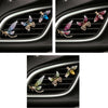 3pcs/set Metal Butterfly Dragonfly Bee Car Air Vent Aromatherapy Decorative Clip(Green)
