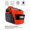 PULUZ Soft Silicone Protective Case for Canon EOS 90D(Red)