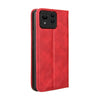 For Asus Zenfone 11 Ultra Magnetic Buckle Retro Texture Leather Phone Case(Red)
