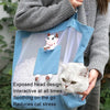 Breathable Canvas Cat Carrier Bag, Green - Large, Portable & Secure