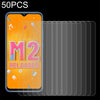 For Xiaomi Poco M2 Reloaded 50 PCS 0.26mm 9H 2.5D Tempered Glass Film
