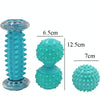 Massage Ball Plantar Fascia Ball Muscle Relaxation Fitness Ball Hand Holding Ball,Style: Green Foot Bottom + Bump Peanut Ball + 7cm Tattan