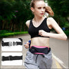 Sports Running Mobile Phone Waterproof Waist Bag, Specification:Under 7 inches(Black)