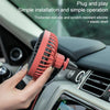 F829 Portable Car Air Outlet Electric Cooling Fan with LED Light(White)