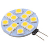 G4 12 LEDs SMD 5050 144LM 2800-3200K Stepless Dimming Energy Saving Light Pin Base Lamp Bulb, DC 12V(Warm White)