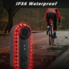 Bike Warning Tail Light 1080P WiFi Camera Recorder Waterproof Bicycle Rear Light for Riding Cycling, Spec: Saddle Tube Mount