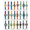 20 PCS Children Waterproof Luminous Cartoon Watch Tattoo Stickers(EI-300)