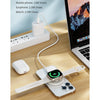 ROCK W51 15W Magnetic Ring Holder 3 in 1 Wireless Charger (White)