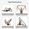 8 Lattice Yoga Stretch Band Dance Elastic Band Resistance Band(Blue)