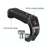 PULUZ Arri Metal Silicone Top Handle with Cold Shoe Mount for Mirrorless Camera Cage Stabilizer (Black)