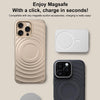 For iPhone 13 Wave Texture Liquid Silicone Titanium MagSafe Phone Case(Black)