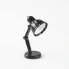 Flower Shape LED Mini Magnetic Table Lamp Foldable Bedside Night Light(09A Black)