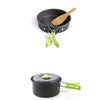 Camping cookware Outdoor cookware set(Red)