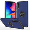 For Samsung Galaxy A30s / A50s / A50 PC + TPU Shockproof Magnetic Protective Case with Invisible Ring Holder(Blue)