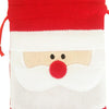 3 PCS Santa Pattern Christmas Dinner Table Decoration Plush Champagne Wine Bottle Bag