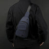WEPOWER Outdoor Daily Chest Bag Men Crossbody Shoulder Bag(Dark Blue)