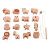 Children Animal String Beads Wood Wearing Rope Early Education Building Block