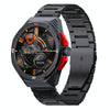 LOKMAT COMET2 PRO 1.46-Inch 5ATM Waterproof Bluetooth Call Smart Watch, Color: Black Stainless Steel