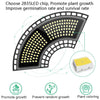 LED Plant Light Full Spectroscopy Natural White Light Waterproof Folding Fill Light, Power: E26 504 Beads
