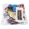 28-Piece Cat Toy Set | Feather Mice, Balls & Sisal Scratcher