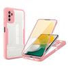 For Samsung Galaxy A13 4G Acrylic + TPU 360 Degrees Full Coverage Phone Case(Pink)