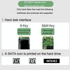 NGFF M.2 Bkey SATA Hard Disk SSD To USB3.1 Type-C / USB-C Expansion Card Conversion Board(Black)