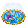 Cartoon Pattern Round Inflatable Outdoor Lawn Sprinkler Pad Children Pad, Diameter: 100cm