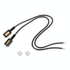 1 Pair DC12V 0.4W 3LEDs SMD-5630 Car / Motorcycle License Plate Light, Cable Length: 27cm (Blue Light)