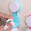 Non-trace Sticking Pylons Bathroom Kitchen Wall Strong Suction Cup Shower Gel Pylons Hanger Vacuum Sucker,Random Color Delivery