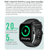 Y80 2.01 inch IPS HD Screen Smart Watch Supports Bluetooth Call / Health Monitoring(Black)