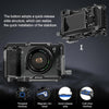 For Sony ILCE-A7CM2 / Alpha 7C II / Alpha 7CR PULUZ Metal Camera Cage Stabilizer Rig (Black)