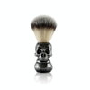 Skull Cleansing Shaving and Foaming Tools, Color Classification: Beard Brush Silver