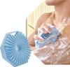 Silicone Body Bath Brush Shower Scrubber(Blue)