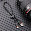 IVON CA81 8 Pin Fast Charging Data Cable, Length: 33cm (Black)