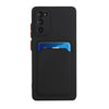 For Samsung Galaxy S20 FE Card Slot Design Shockproof TPU Protective Case(Black)