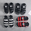 Summer Slippers Dual-purpose Beach Shoes Men Sandals, Size: 42(Black+White)