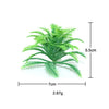 20 PCS Smulated Bushes with Base Model Iron Tree Grass Aquarium Water Tank Decoration