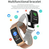 K50 1.08 inch Steel Band Earphone Detachable IP67 Waterproof Smart Watch Support Bluetooth Call(Silver)