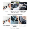 Vehicle-Mounted Multifunctional Broken Window Escape Safety Hammer(Black)