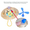 Pet Straw Dragonfly Hat (L) - Cat & Dog Summer Headdress