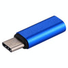 8 Pin Female to USB-C / Type-C Male Metal Shell Adapter(Blue)