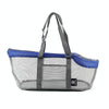 Breathable Dog Carrier Bag Grey/Blue - Small Pets up to 4kg