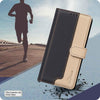 For Samsung Galaxy M16 5G / F16 5G Color Matching RFID Anti-theft Leather Phone Case(Black)
