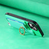 For Samsung Galaxy S25+ 5G Retro Cross Leather Ring Horizontal Insert Card Bag MagSafe Phone Case(Green)