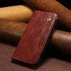 For Samsung Galaxy A06 5G Oil Wax Crazy Horse Texture Leather Phone Case(Brown)